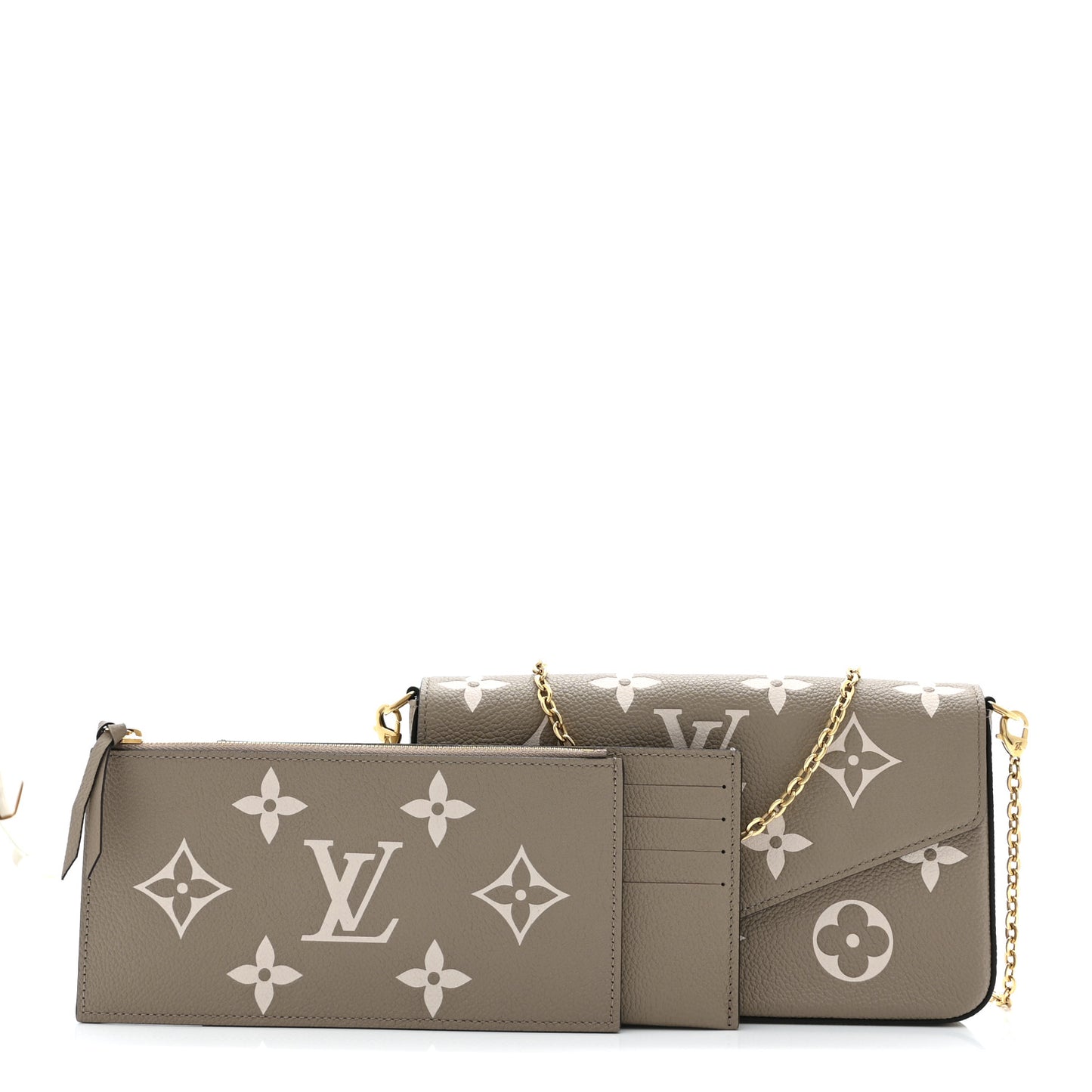Empreinte Monogram Giant Felicie Pochette Tourterelle Creme