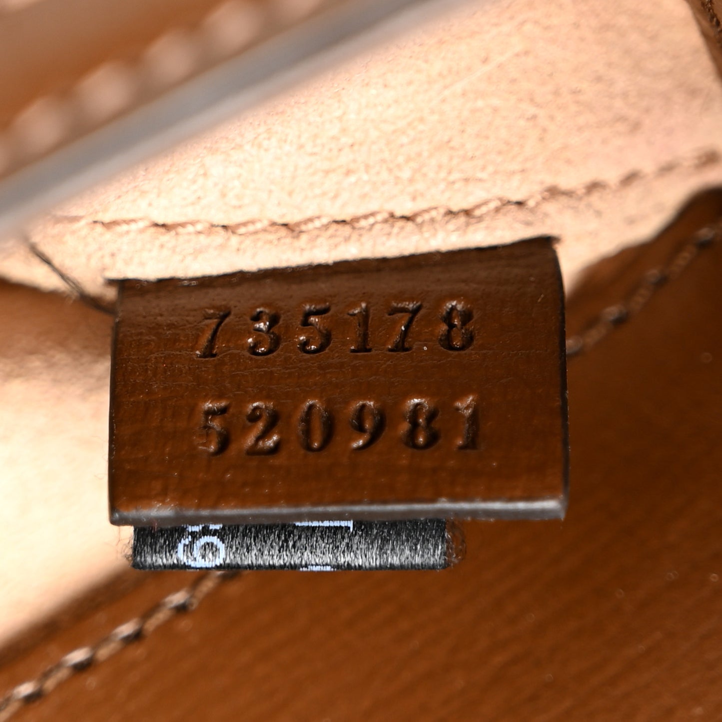GG Supreme Monogram Small Horsebit 1955 Chain Shoulder Bag Beige Ebony Brown Sugar