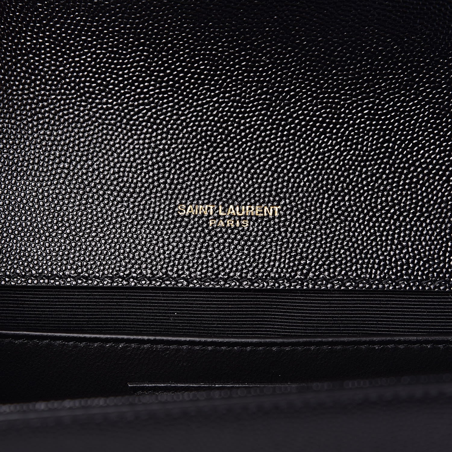 Saint Laurent Grain De Poudre Medium Classic Monogram Kate Satchel Black 7 of 9