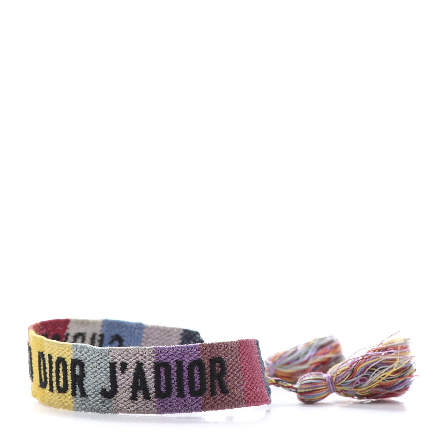 Christian Dior Woven Cotton J'Adior Friendship Bracelet Set Multicolor 8 of 8