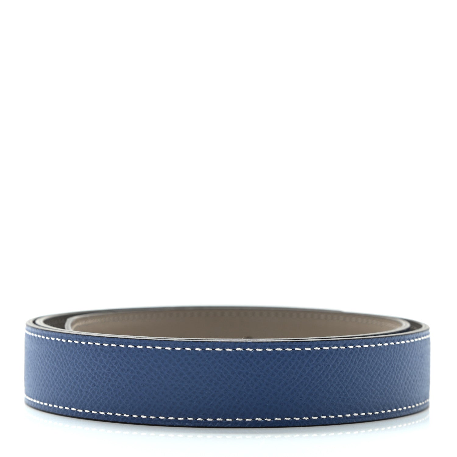 Hermes Swift Epsom 32mm Belt Strap 75 Asphalte Bleu Brighton 2 of 5