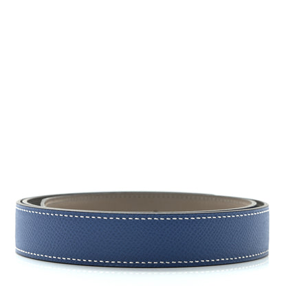 Hermes Swift Epsom 32mm Belt Strap 75 Asphalte Bleu Brighton 2 of 5