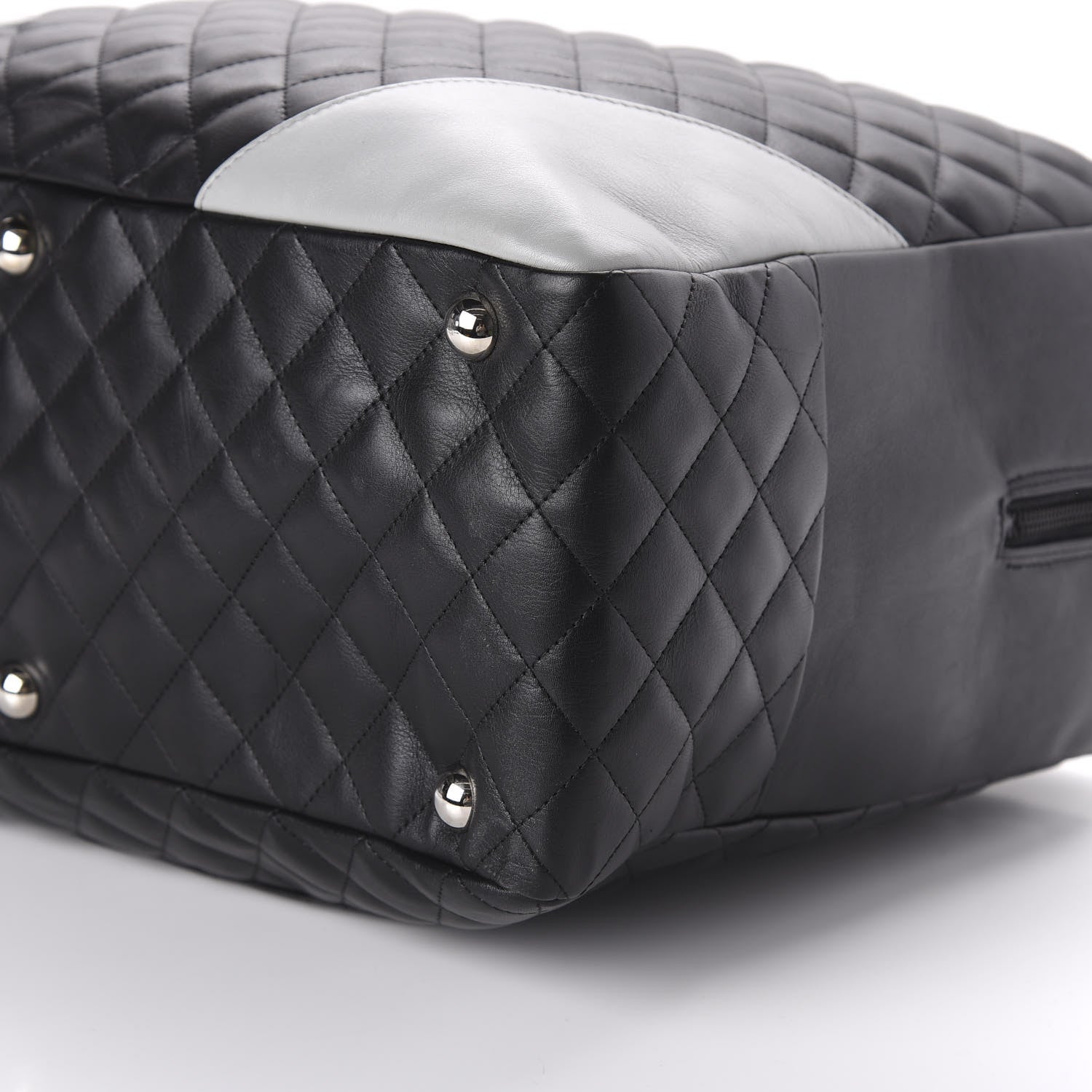 Chanel Calfskin Quilted Large Cambon Bag Black 7 of 12