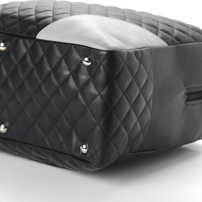 Chanel Calfskin Quilted Large Cambon Bag Black 7 of 12