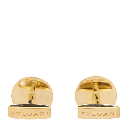 Bulgari 18K Yellow Gold Mother of Pearl BVLGARI BVLGARI Cufflinks 4 of 5