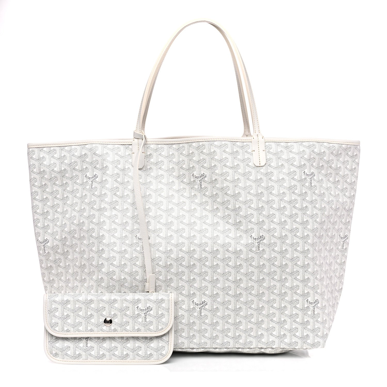 Goyard Goyardine Saint Louis GM White 1 of 8
