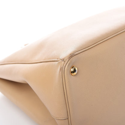 Prada Saffiano Lux Large Tote Sabbia 9 of 17