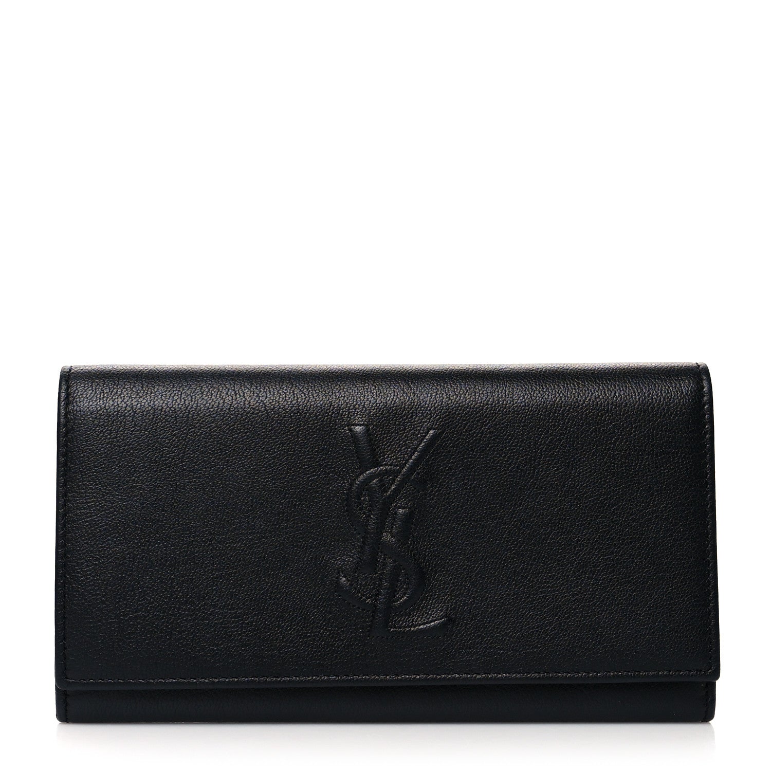 Saint Laurent Chevre Belle De Jour Flap Wallet Black 1 of 8