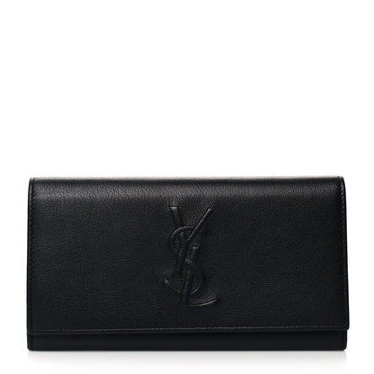 Saint Laurent Chevre Belle De Jour Flap Wallet Black 1 of 8