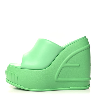 Fendi Nappa Fashion Show Platform 140mm Slide Sandals 38 Bouquet 1 of 8