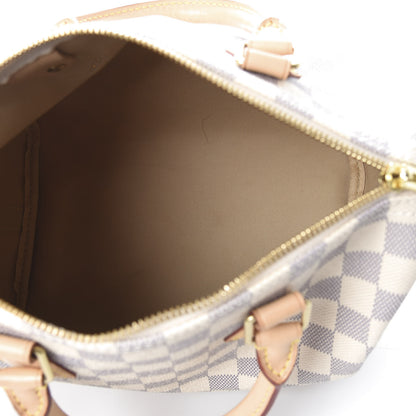 Louis Vuitton Damier Azur Speedy Bandouliere 25 6 of 10