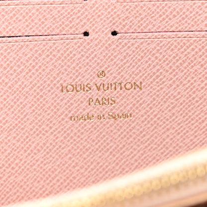 Louis Vuitton Damier Azur Clemence Wallet Rose Ballerine 6 of 8