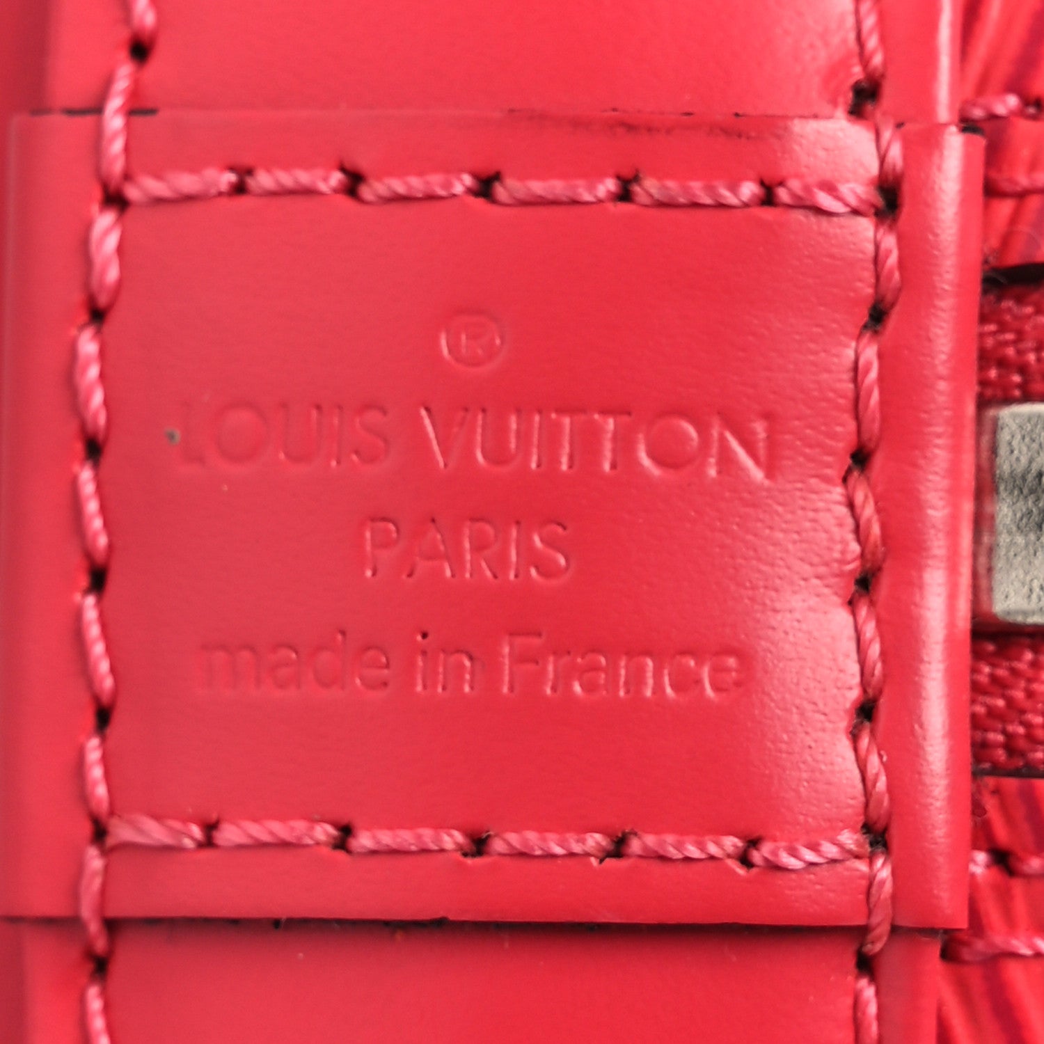 Louis Vuitton Epi Alma BB Grenade 6 of 10