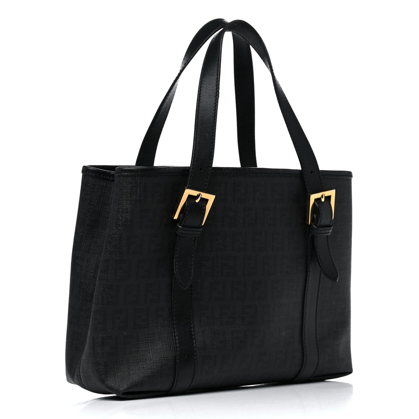Zucchino Spalmati Vitello Small Tote Black