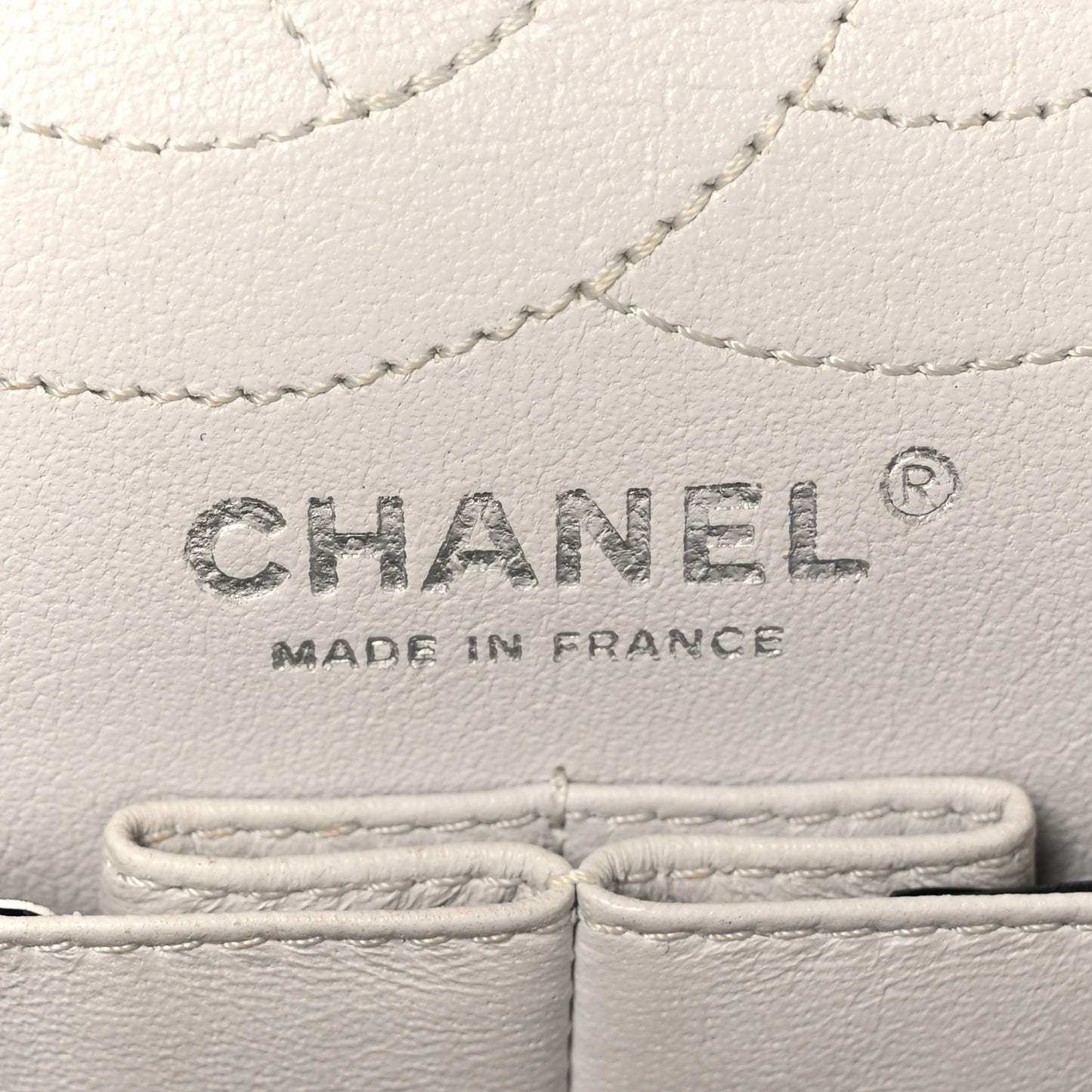 Aged Calfskin 2.55 Reissue 227 Flap White