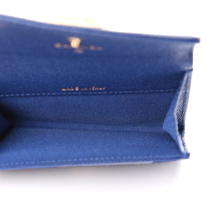 Chanel Iridescent Caviar Quilted Boy Card Holder Wallet Dark Blue 4 of 8