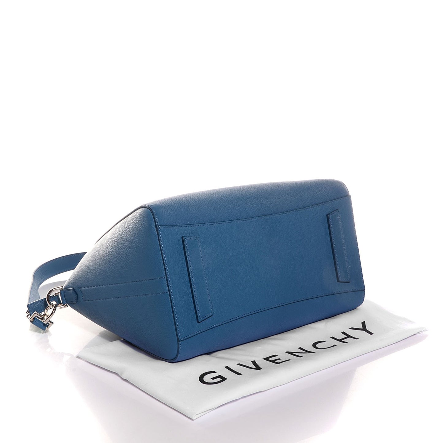 Sugar Goatskin Medium Antigona Blue