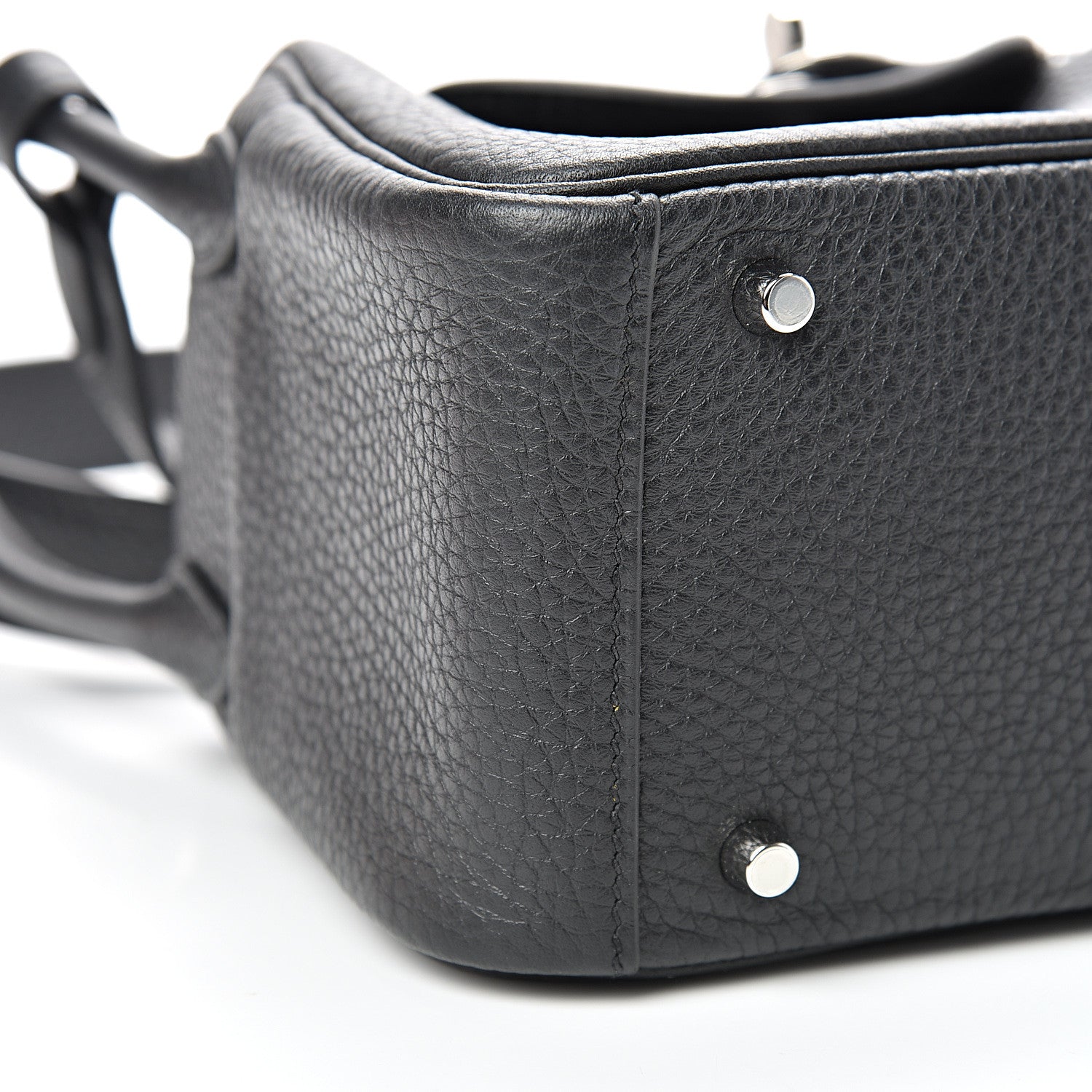 Hermes Taurillon Clemence Mini Lindy 20 Black 9 of 11