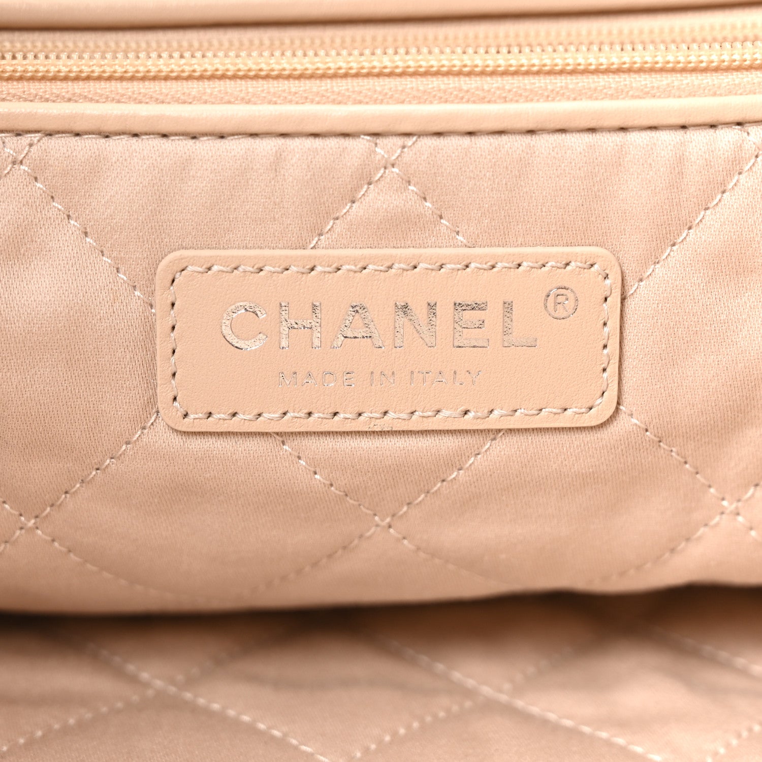 Chanel Shiny Calfskin Quilted Small Chanel 22 Ecru 7 of 11