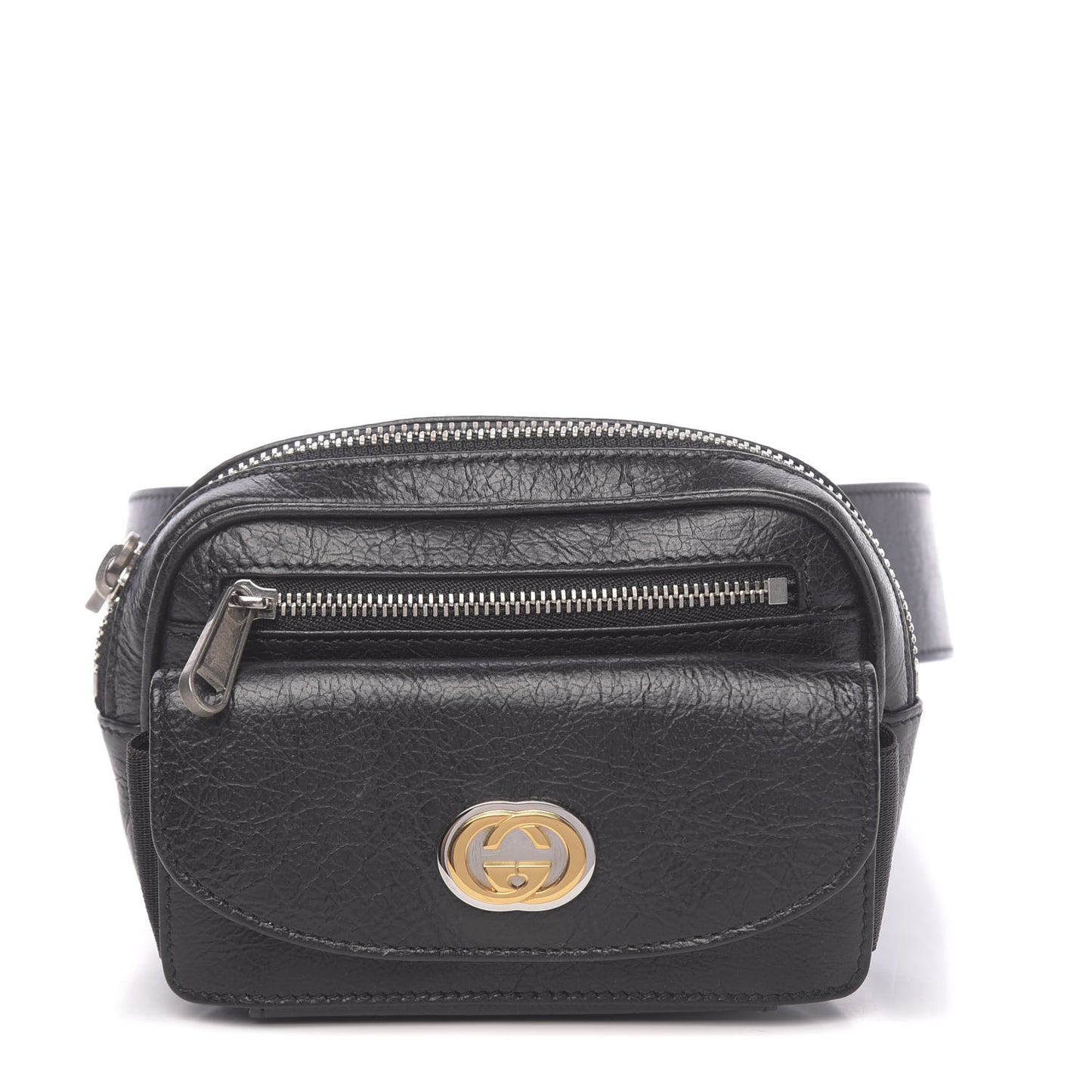 Fluffy Calfskin Mini Morpheus Belt Bag 70 28 Black