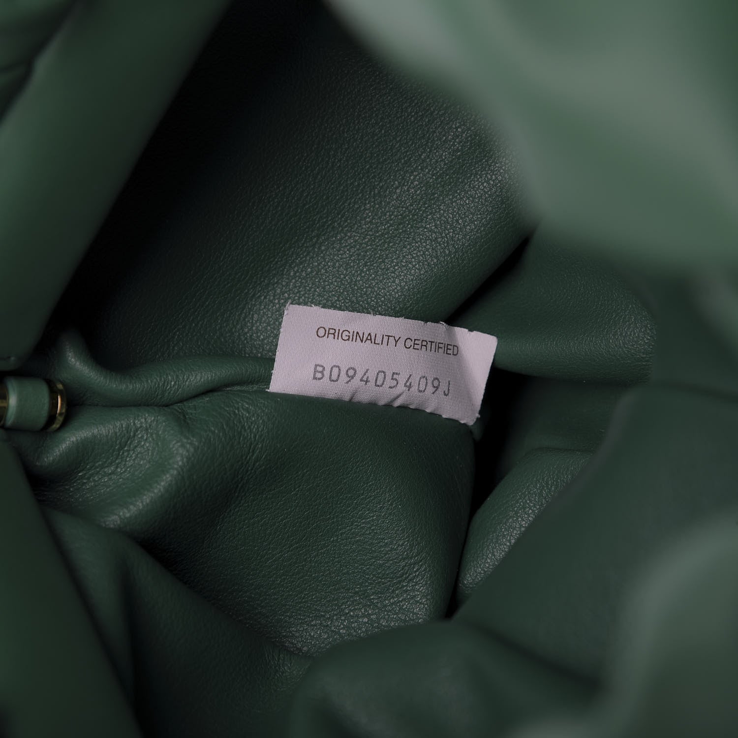 Bottega Veneta Calfskin The Pouch Chain Racing Green 9 of 9