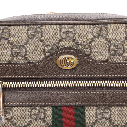 Gucci GG Supreme Monogram Web Small Ophidia Belt Bag 85 34 Dark Brown 10 of 10