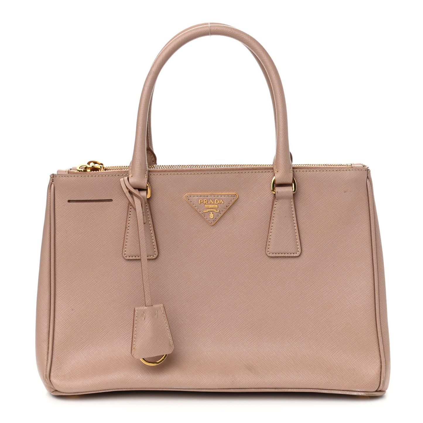 Saffiano Small Galleria Double Zip Tote Cammeo