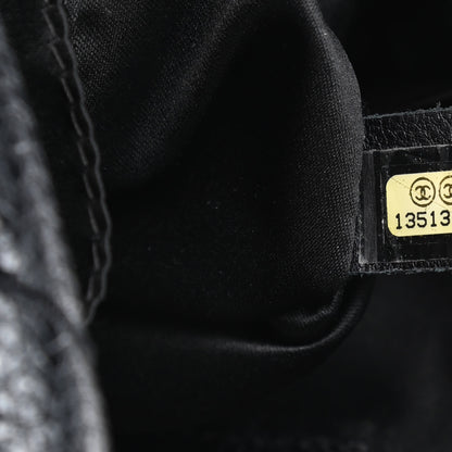 Chanel Glazed Calfskin Stitched On The Road Flap Black 7 of 16