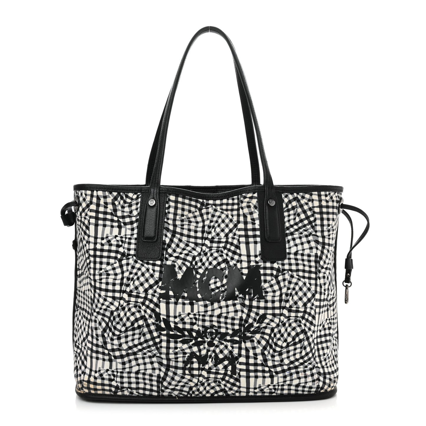Visetos Medium Liz Reversible Shopper Tote Black