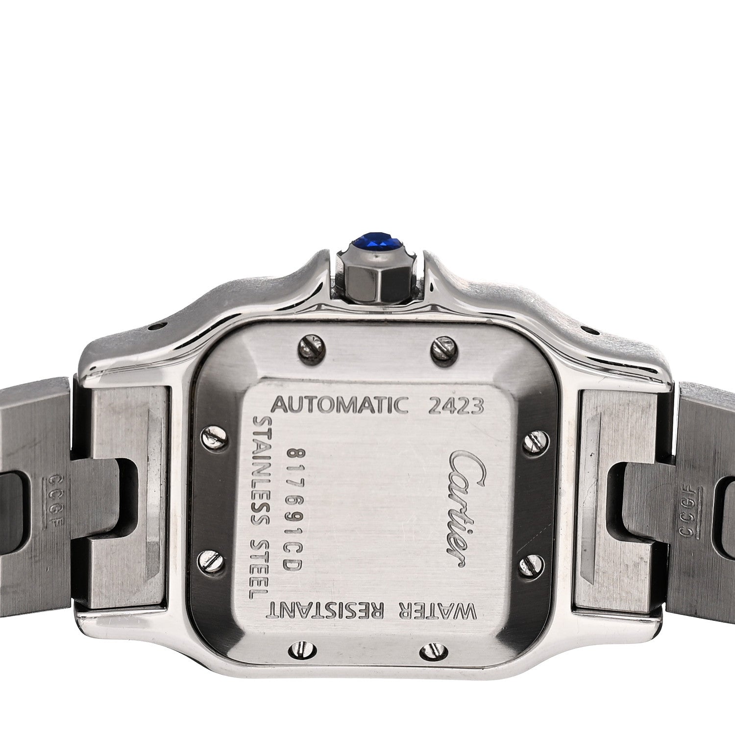 Cartier Stainless Steel 24mm Santos de Cartier Galbee Automatic Watch 4 of 4