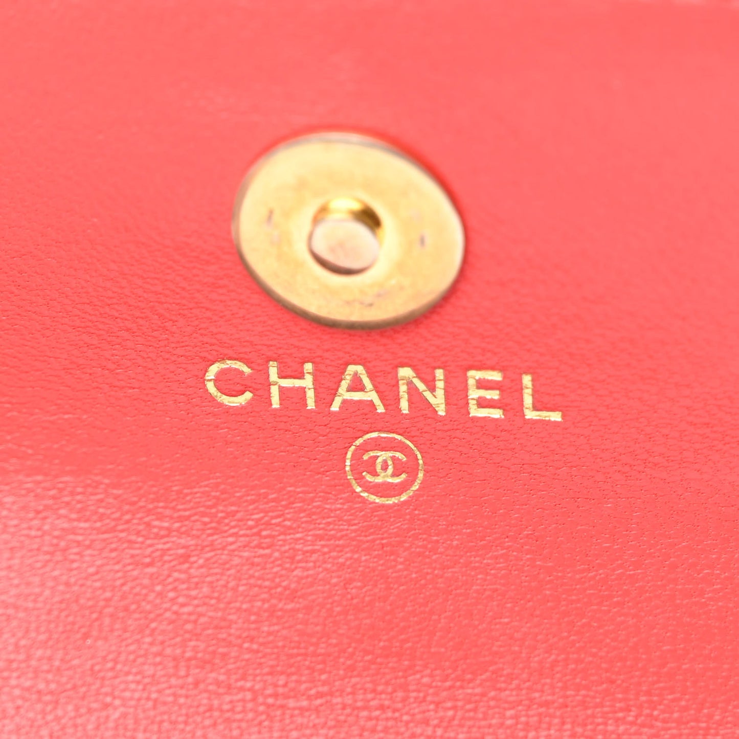 Lambskin Quilted Pearl Crush Waist Bag Red
