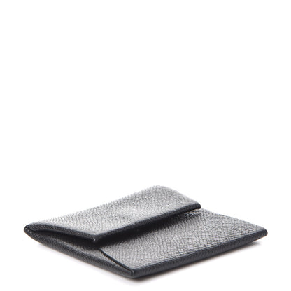 Hermes Epsom Bastia Coin Purse Black 4 of 8