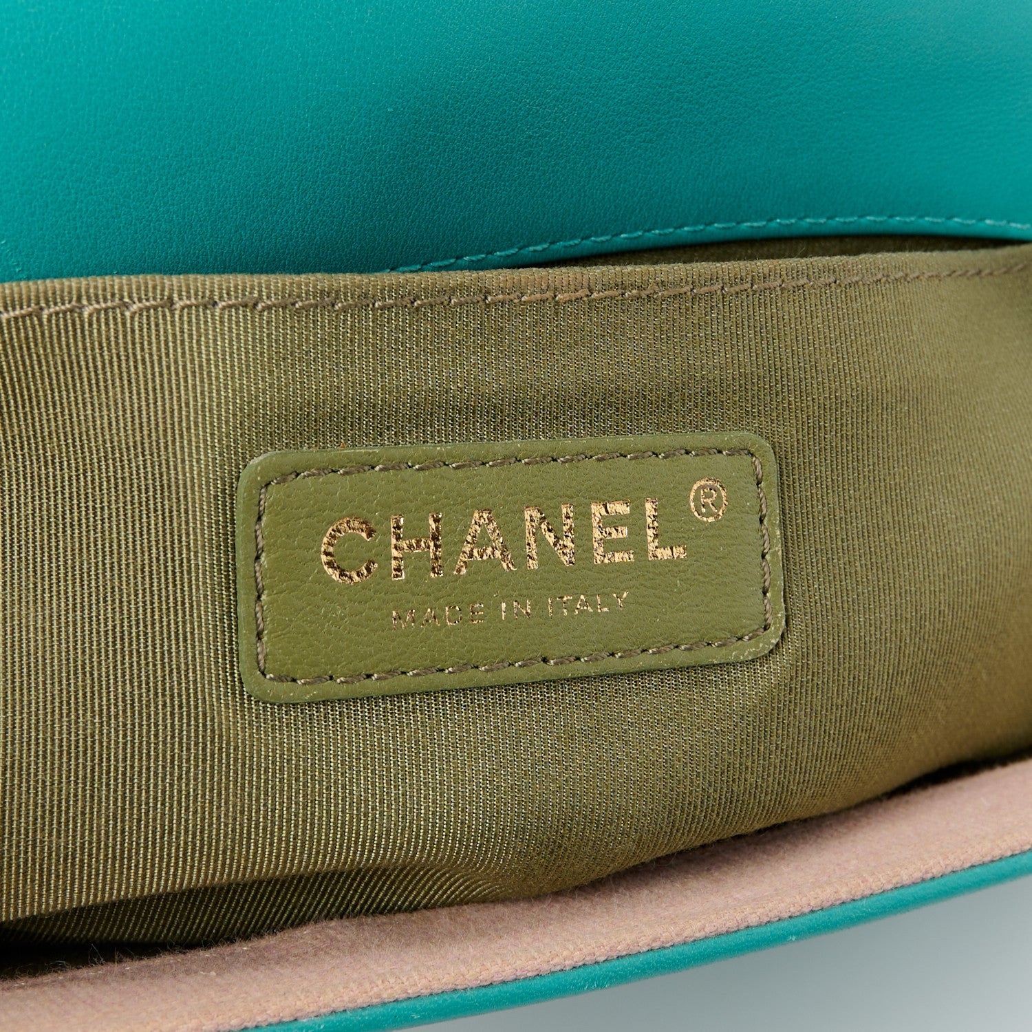 Chanel Calfskin Quilted Medium Boy Flap Turquoise 6 of 12