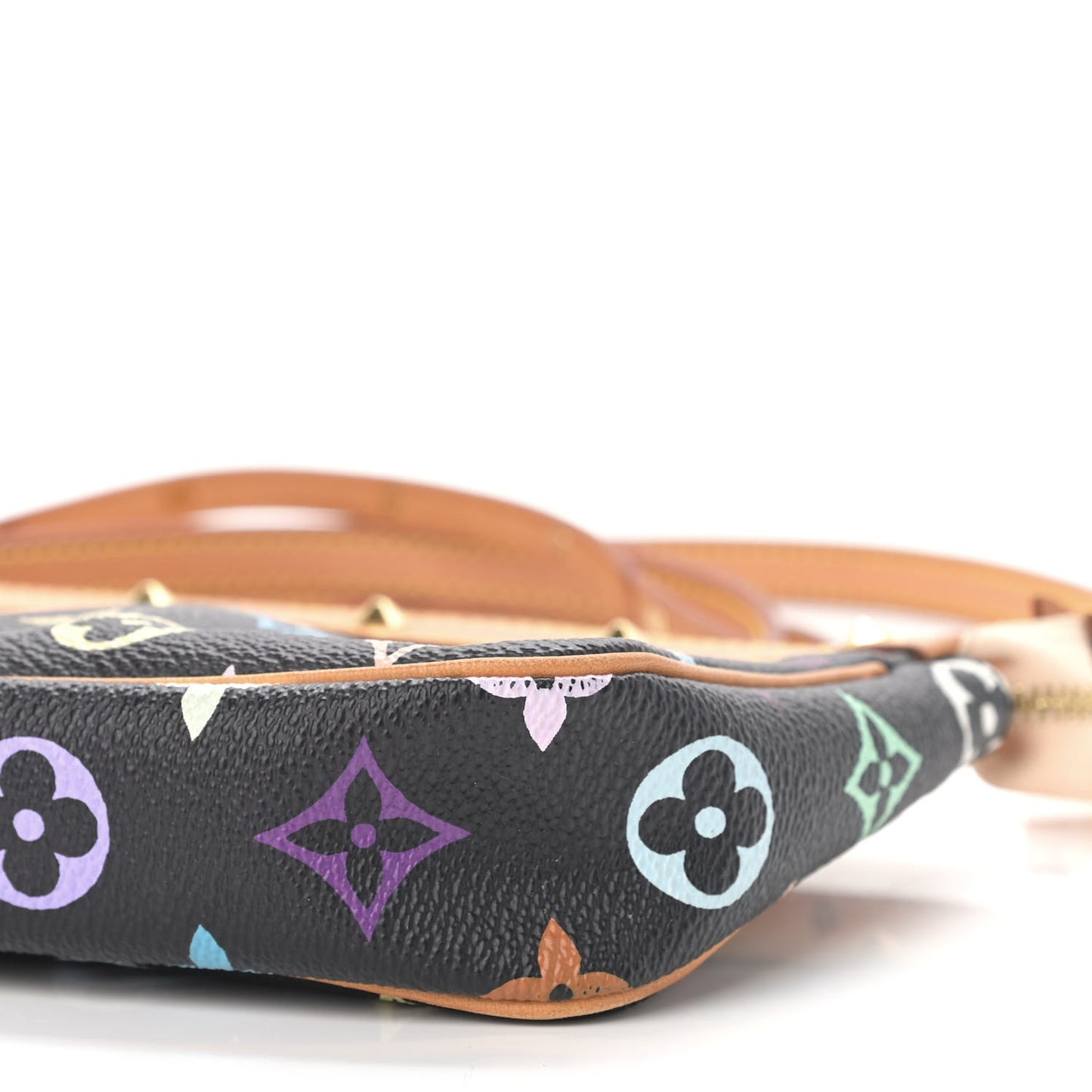 Monogram Multicolor Pochette Accessories Black