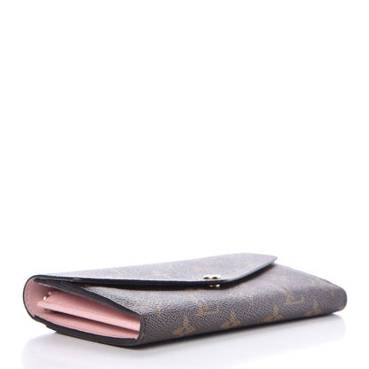 Louis Vuitton Monogram Sarah Wallet NM Rose Ballerine 4 of 8