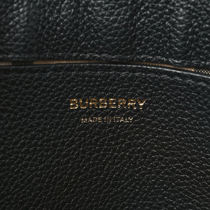 Burberry Grainy Calfskin Vintage Check Note Crossbody Bag Black 6 of 8