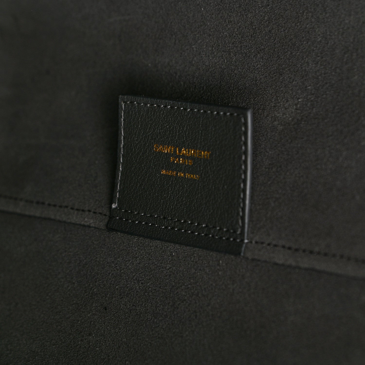 Saint Laurent Calfskin Large Shopping Tote Earth 6 of 9
