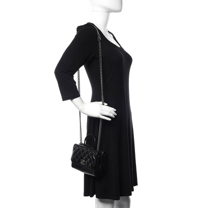 Chanel Aged Calfskin Quilted Double Sided Flap Black 2 of 11