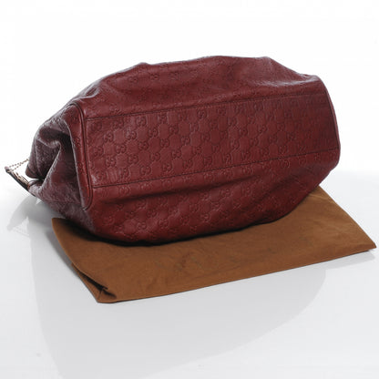 Gucci Guccissima Large Sukey Tote Cherry 4 of 7