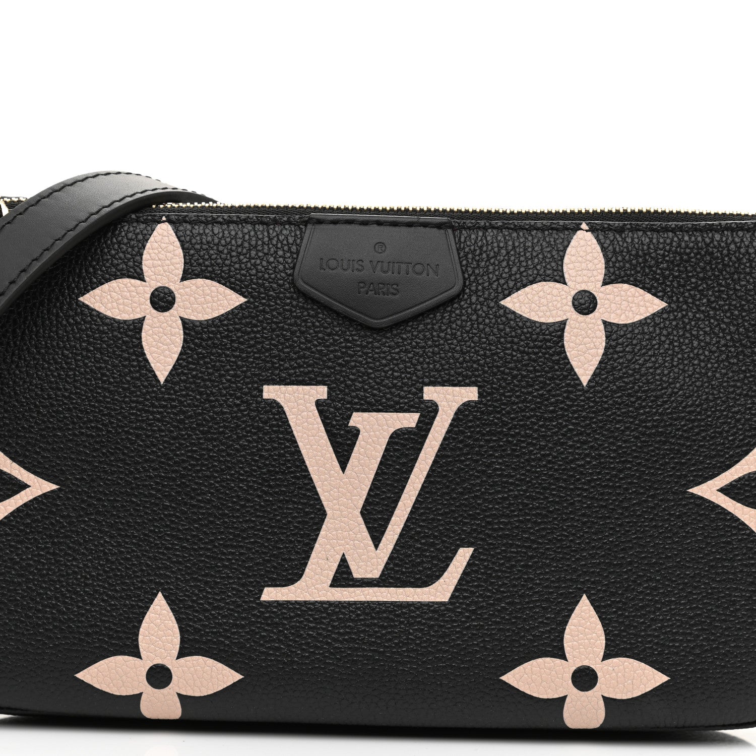 Louis Vuitton Empreinte Monogram Giant Multi Pochette Accessories Large Pochette Black Beige 8 of 8