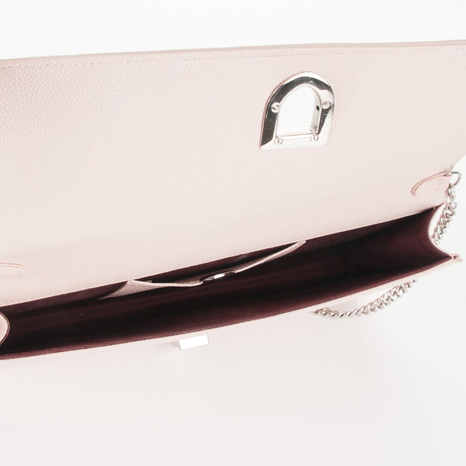 Christian Dior Grained Calfskin Diorama Pochette Nude 5 of 6