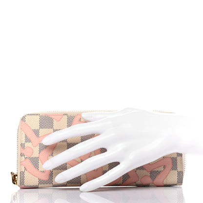 Louis Vuitton Damier Azur Tahitienne Clemence Wallet 2 of 7