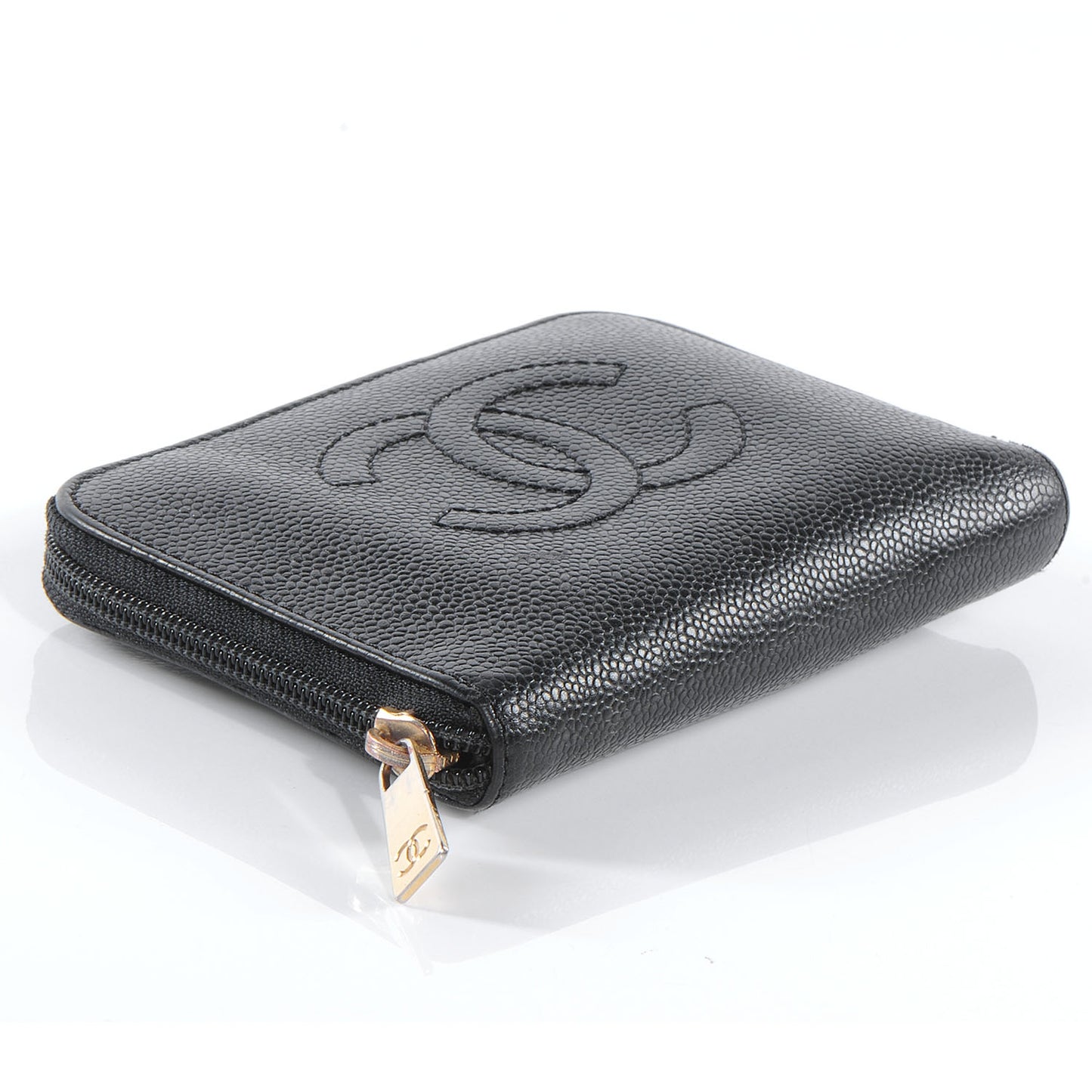 Caviar Passport Wallet Black