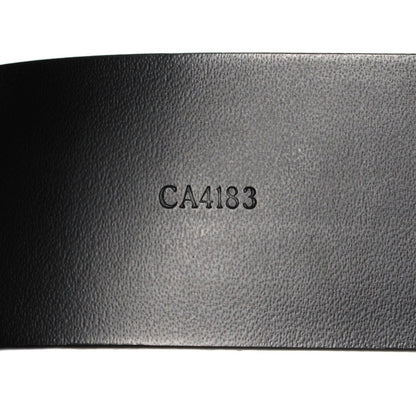 Louis Vuitton Glazed Leather LV Anagramme 30mm Belt 85 34 Black 5 of 8
