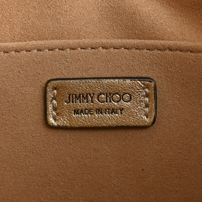 Jimmy Choo Metallic Calfskin JC Envelope Pouch Gold 6 of 8
