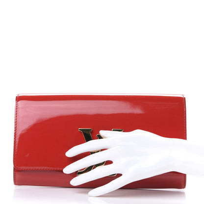 Louis Vuitton Patent Louise Clutch Cherry 2 of 8