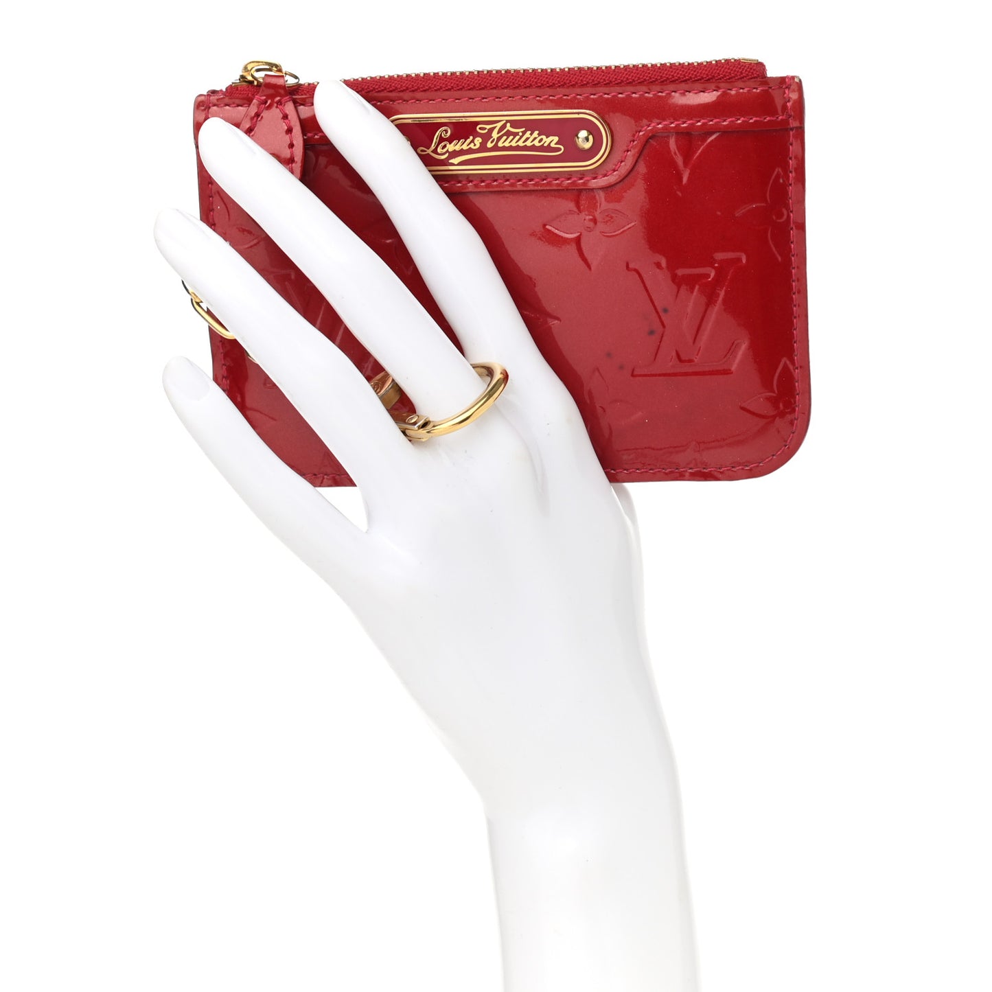 Vernis Key Pouch Rose Indien