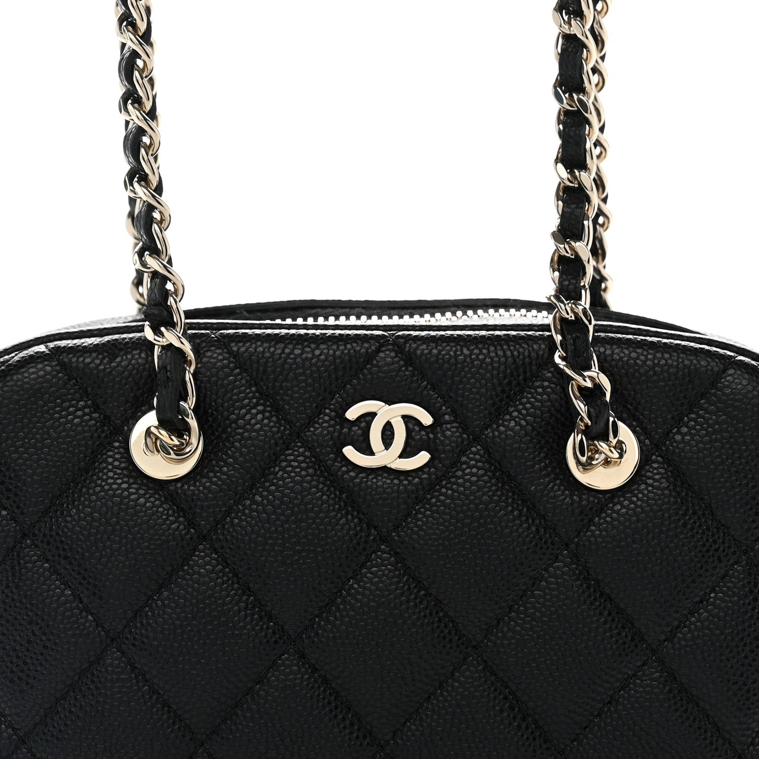 Chanel Caviar Quilted Clutch With Chain Black 8 of 11