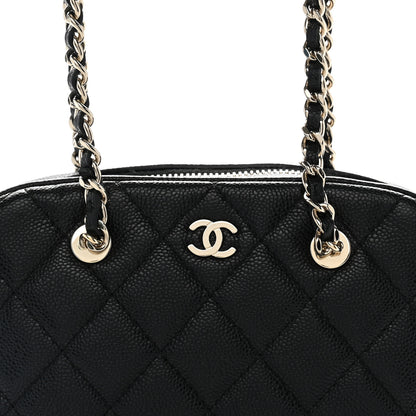 Chanel Caviar Quilted Clutch With Chain Black 8 of 11