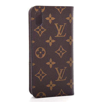 Louis Vuitton Monogram iPhone XS Max Folio Case 3 of 6